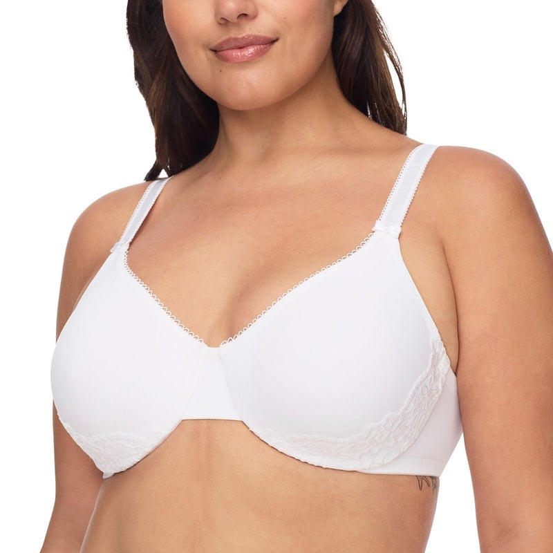 Olga womens Luxury Lift Underwire bras, White, 36D US - Image 1